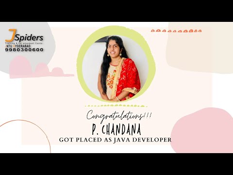 CONGRATULATIONS P.CHANDANA PLACED AS JAVA DEVELOPER