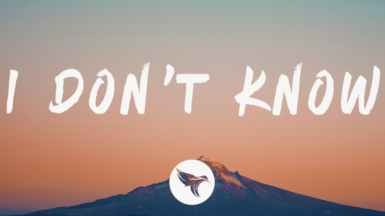 The Kid Laroi - I Don't Know (Lyrics) - YouTube