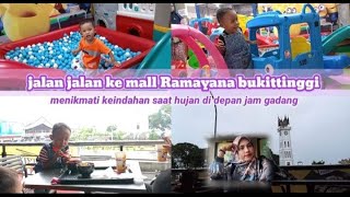 #dailyfamilyvlogs | Fatih aqil jalan jalan ke mall Ramayana Bukittinggi,