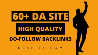 High DA PA Do Follow Backlinks From High Quality Website 2022
