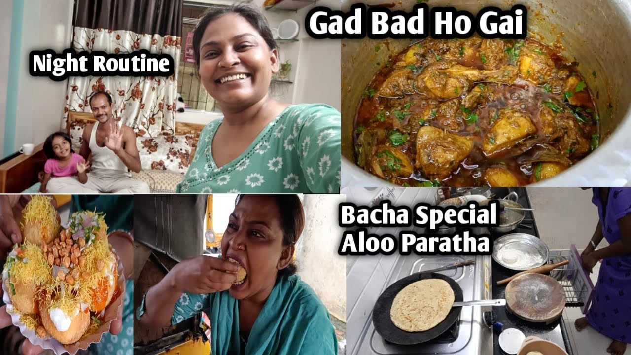 Biryani Bante Banate Ban Gaya Bhuna | Tiffin Me Banai Aloo Ka Paratha | Family Vlogs