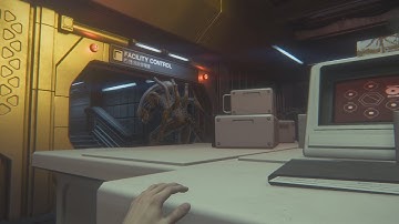 Alien: Isolation Walkthrough Part 2 - First encounter with the Alien (Full Game) - Let