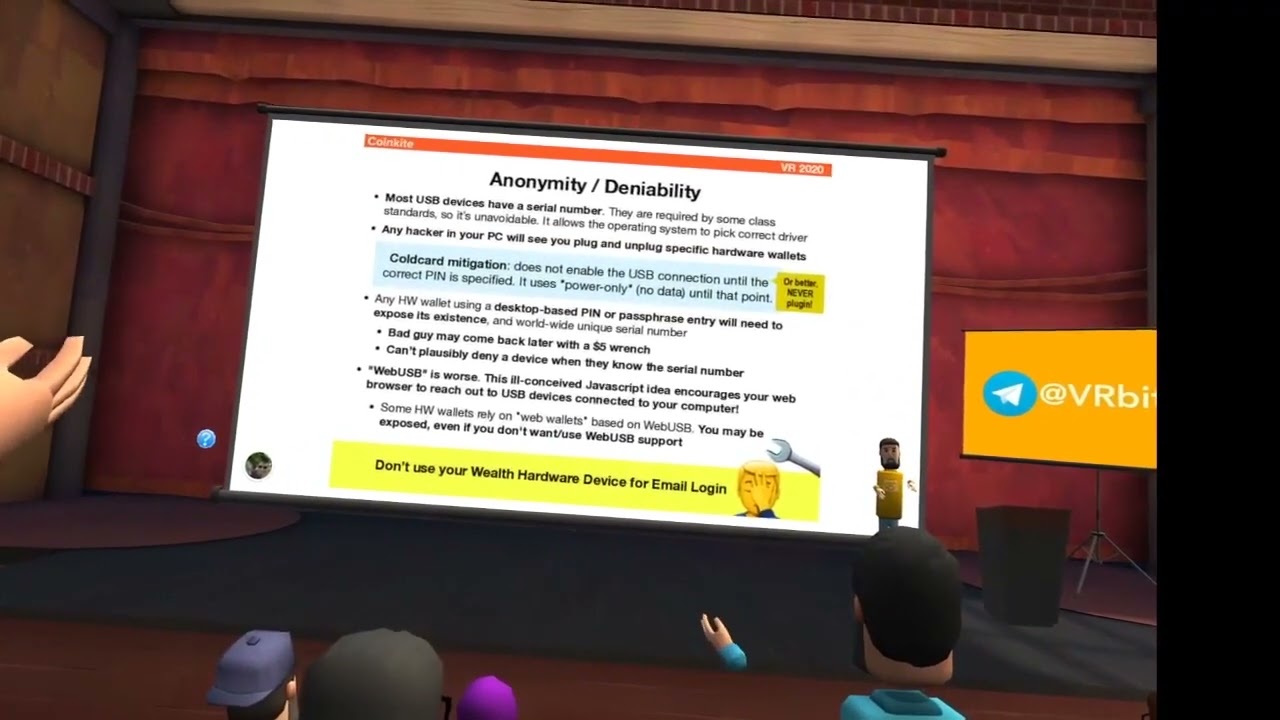 USB Bad, Sneakernet Good - Talk by NVK at VRbitcoin Meetup