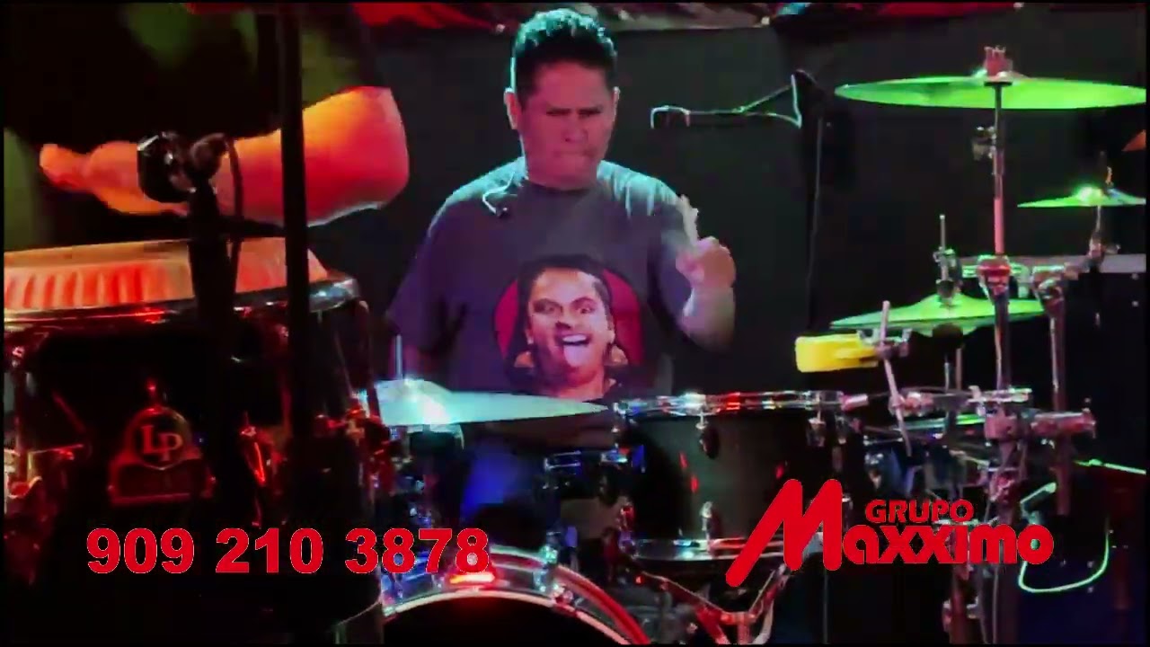 solo drums grupo Maxximo Zendejas de San Dimas