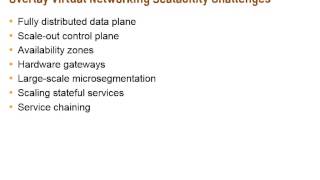 Scaling Overlay Virtual Networks: Introduction