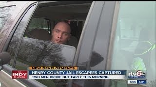 Two escaped inmates from Henry County Jail back in custody