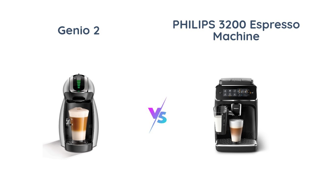 NESCAFÉ Dolce Gusto Genio 2 vs Philips 3200 YouTube