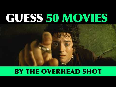 Guess the Movie by the Overhead Shot | 50 Hardest Questions | Can You Get 50/50?🏆❌
