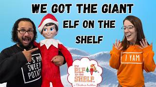 We Got the Lifesize Elf on the Shelf!