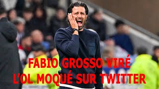 Fabio Grosso viré de l'OL : X (Twitter) sans pitié