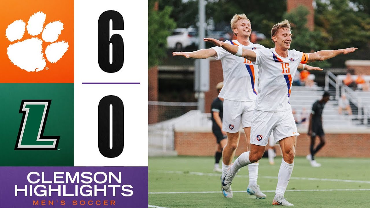Clemson Men's Soccer || Six Tigers Score as Clemson Earns Midweek ...