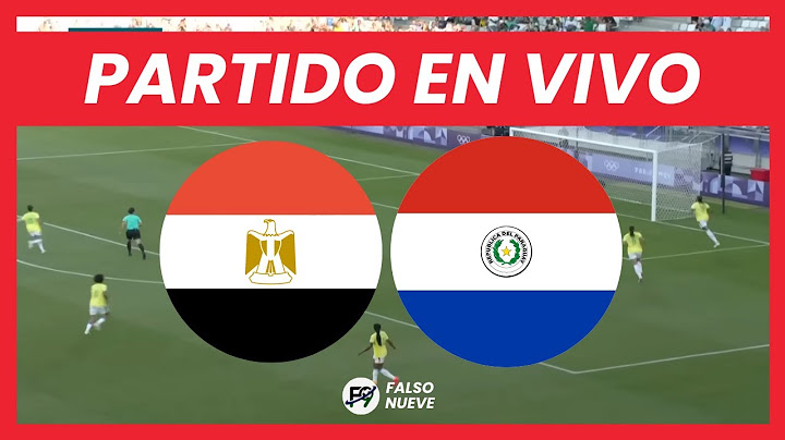 EGIPTO VS PARAGUAY EN VIVO - FUTBOL MASCULINO - JUEGOS OLIMPICOS PARIS 2024 🔴