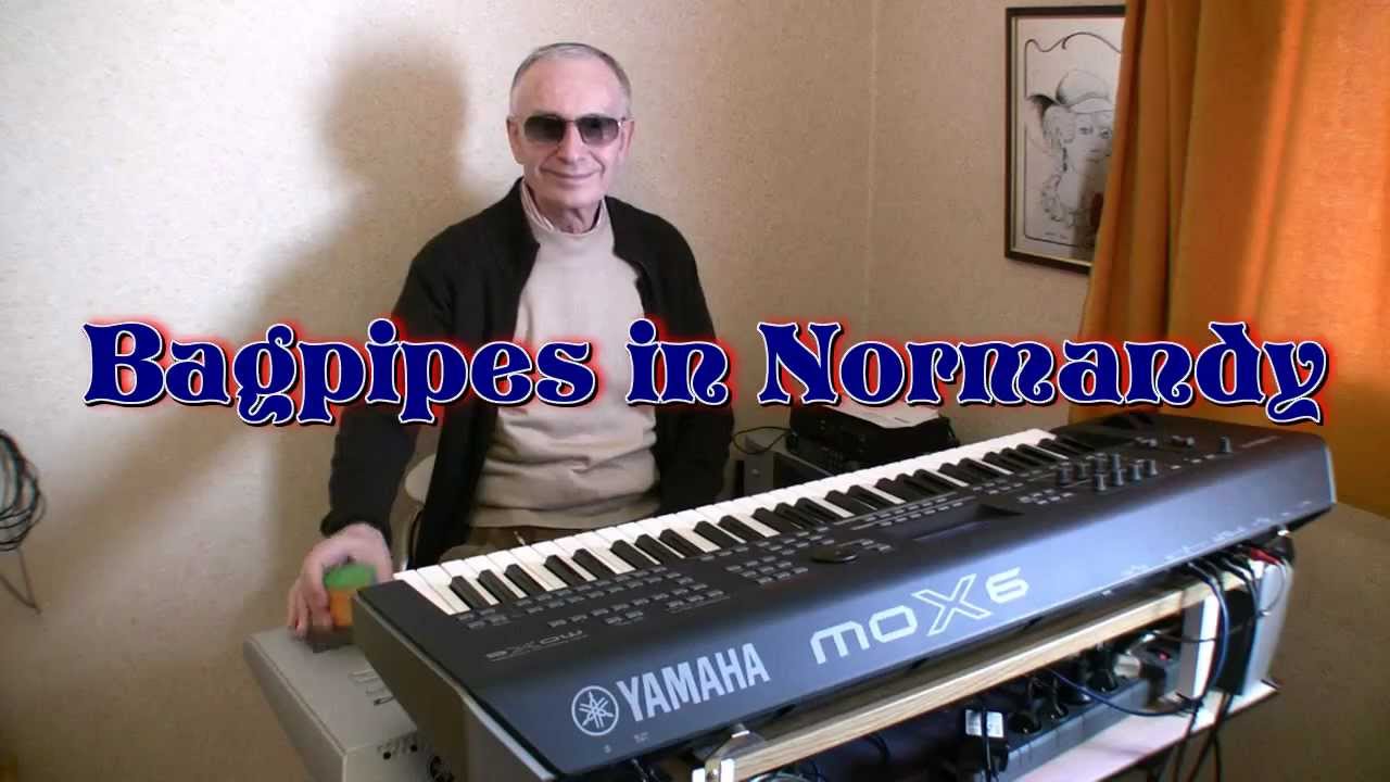 Bagpipes in Normandy Tyros4 MoX6 2012 YouTube