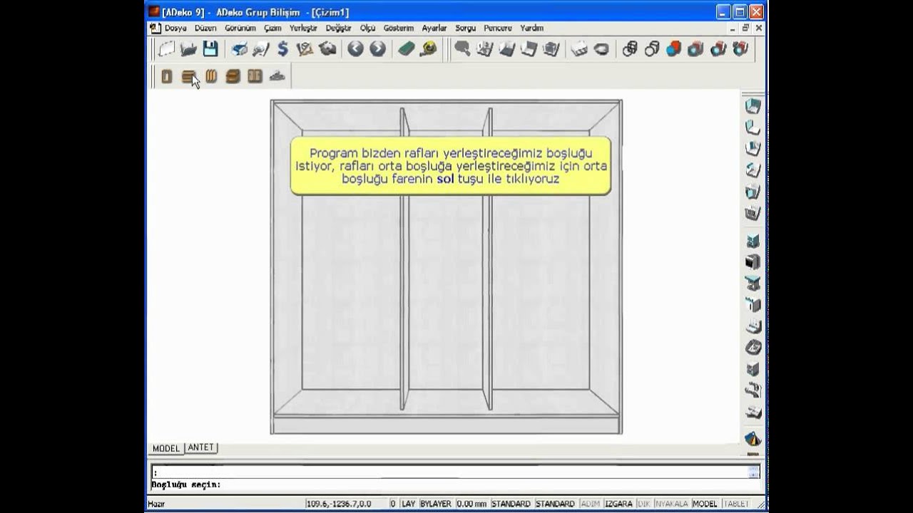 Uygun Dolap Cizim Programi