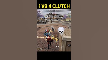 Impossible 1VS4 Clutch Revenge🔥😎 1vs4 #badge99 #freefire