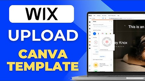 Wix Template  How To Upload Canva Templates For Wix Website