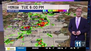 Still quite hot Monday, better storm chances