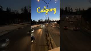 Time-lapse : calgary evening traffic- Canada 🇨🇦 #canada #timelapse #shorts #trending