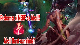 Carreamos con Akali? Como nos va luego del nerf con runas de burst