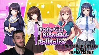 Pretty Girls Klondike Solitaire Nintendo Switch Gameplay screenshot 5