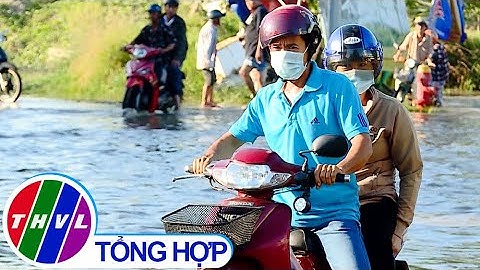 Triều cường gây ngập sâu nhiều tuyến quốc lộ