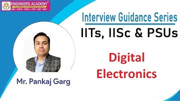 Interview Questions Series for IITs IISC and PSUs | Digital Electronics | GATE - 2021 | EC