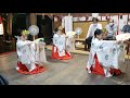 田辺祭り2020 闘鶏神社神前　～浦安の舞～