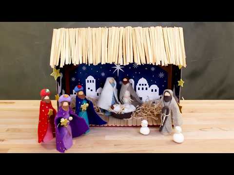 Video: Hvordan Man Laver En Nativity Scene