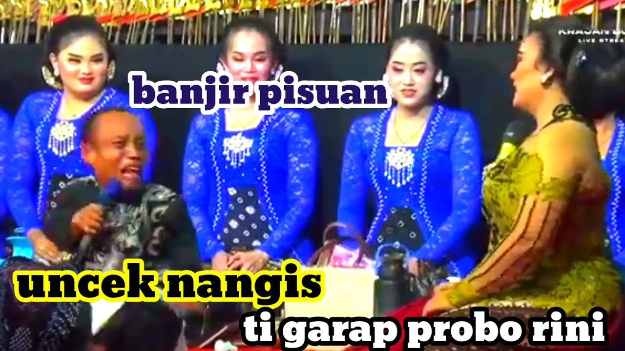 Parah Uncek nangis di garap probo rini. Bikin ngakak. @sindenmillenium 