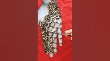 negative space mehndi design tutorial in details learn with "azah_hennaart"😍