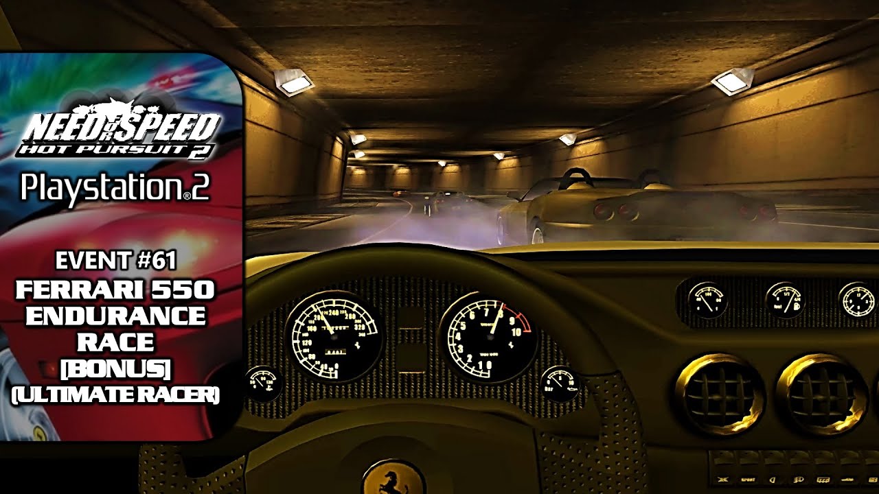 NFS: HP2 (PS2) [Walkthrough] - Event #61: Ferrari 550 Endurance Race ...