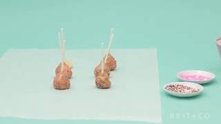 How To Make Mini Caramel Apple Pops