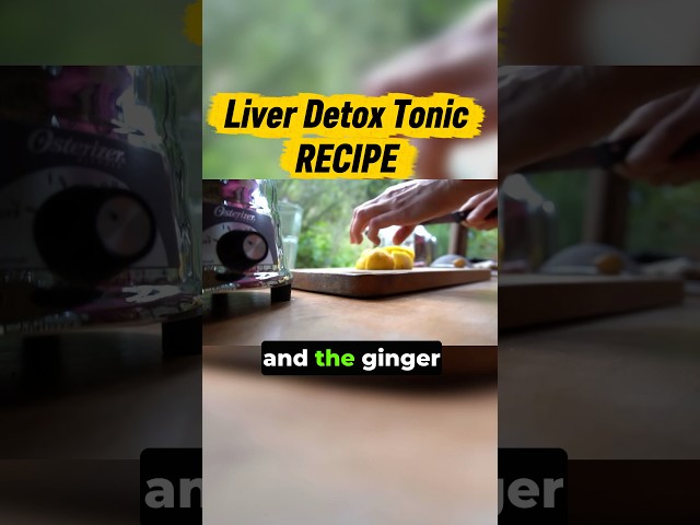 Make Your Liver Detox Tonic in Under 5 Minutes!