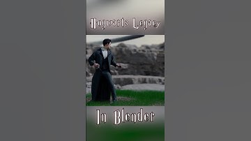 Hogwarts Legacy In Blender #3d #blender #cgi #videoshort #hogwartslegacy