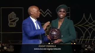 Asisat Oshoala Wins The Best Female Footballer in Africa for the Sixth Time at the CAF 2023 Awards