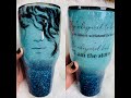Beginners DIY Ombre Glitter Tumbler With one Glitter