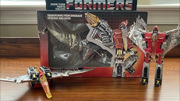 Review of Transformers G1 Dinobot Swoop and how to tell original box from knock-off or reissue