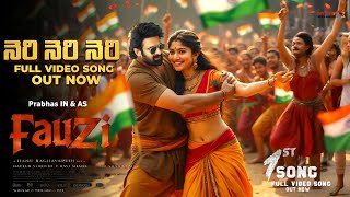 Neri Neri Neri Lyrical video song | Fauji 1st Song | Prabhas, Sai Pallavi, Imanvi, Hanu Raghavapudi