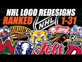 NHL Logo Re-designs Ranked 1-31!