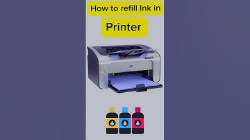 Printer ink refill | #printer #shorts #ytshorts #howto #zuhoortech #techtips #problemsolver #tech