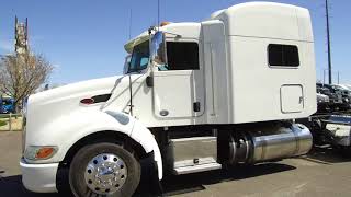 2012 Peterbilt 386 70' commercial truck sleeper for sale STOCK # 384716