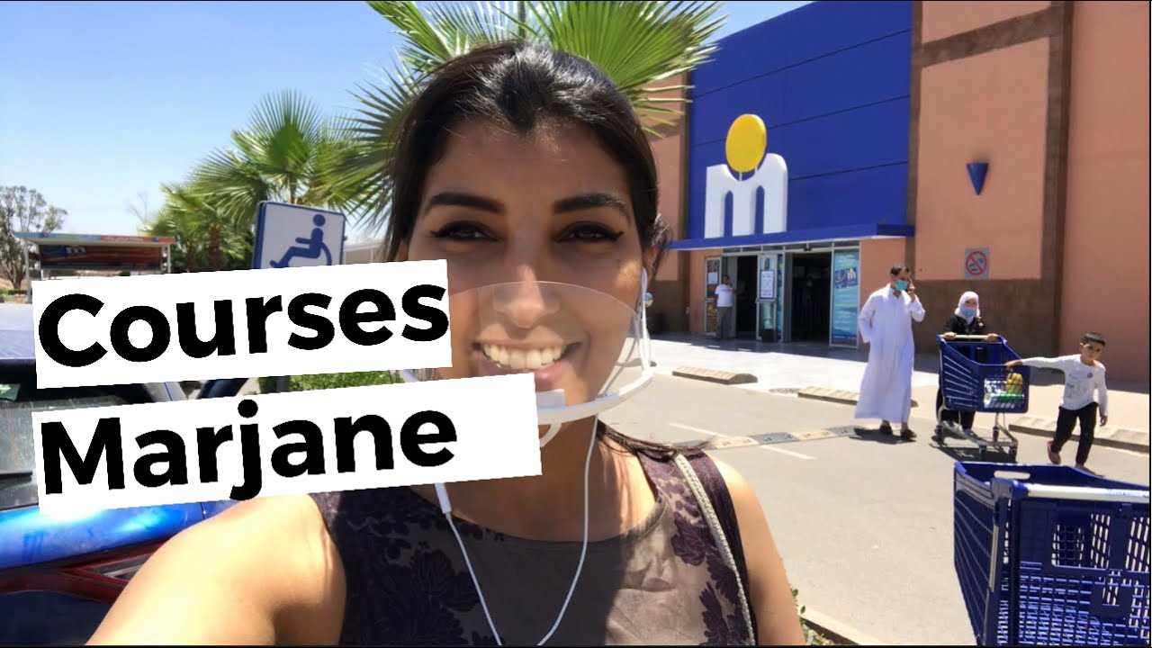 Vlog 2 🛍 Courses Marjane 👍أجيو تشوفو شنو تقديت بثمن مناسب 💶 كملتها بالسبا 🥰