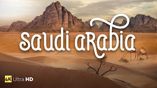 Cinematic Saudi Arabia in 4K UHD - Relaxing Music & Video - Meditation Music with Beautiful Nature