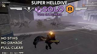 Helldivers 2 - Retrieve Recon Craft Intel (Super Helldive Solo / No Stims, Damage)