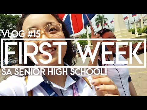 Vlog #15: FIRST WEEK HAPPENING SA SENIOR HIGH!