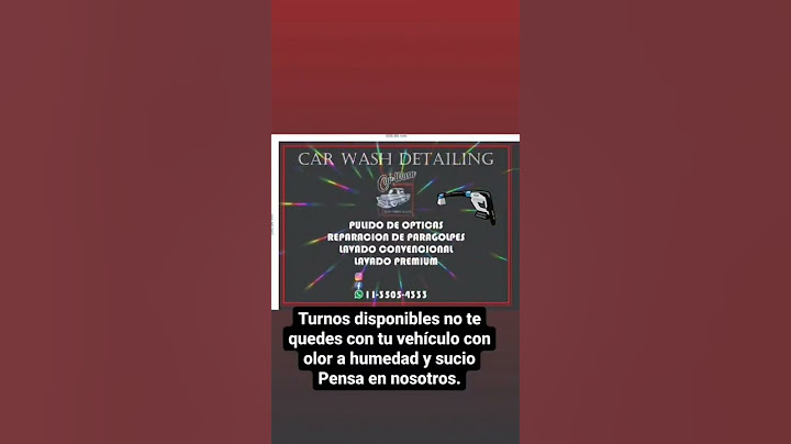 estamos realizando servicio de carwash detaling a domicilio dependiendo de la zona minimo 2 autos