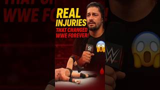 ⚡ Real Injuries That Changed WWE Forever #shorts
