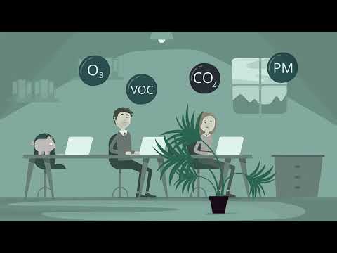 Smarte Bürobegrünung: Eine Kombination von Pflanzen und Technologie für ein gesundes Arbeitsklima. - video from Oxygen at Work