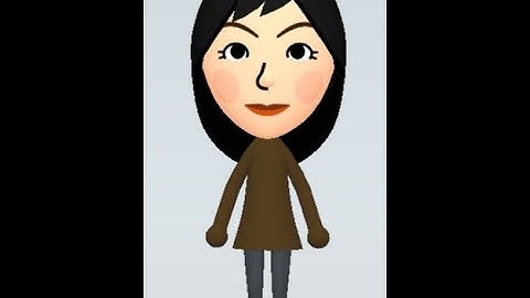 Nintendo CPU Wii/Switch Mii Character: Misaki Mii