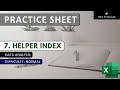 [Practice Sheets] 7. Helper Index